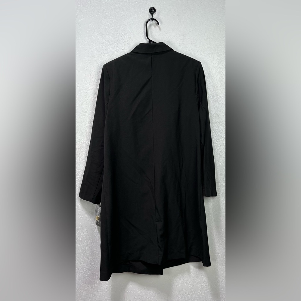 SHARAGANO Versatile Stretch‎ Sharkskin Blazer Dress Women's Size 14W Office Core - Picture 4 of 9